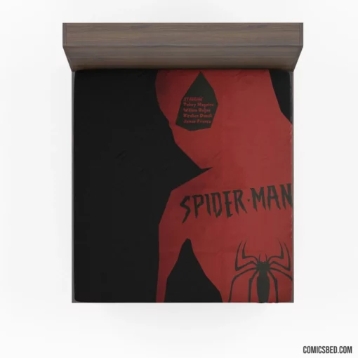 Spider-Man Endless Web-Slinging Feats Comic Fitted Sheet 1