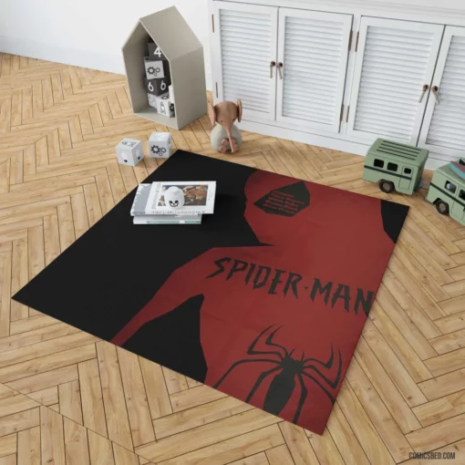 Spider-Man Endless Web-Slinging Feats Comic Rug 1