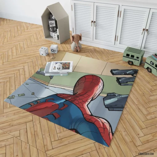 Spider-Man Friendly Neighborhood Hero Comic Rug 1