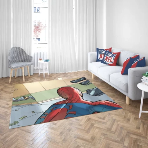 Spider-Man Friendly Neighborhood Hero Comic Rug 2