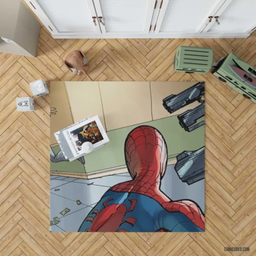 Spider-Man Friendly Neighborhood Hero Comic Rug