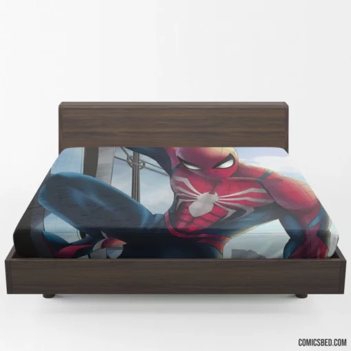 Spider-Man Guardian of the Big Apple Comic Fitted Sheet