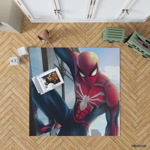 Spider-Man Guardian of the Big Apple Comic Rug