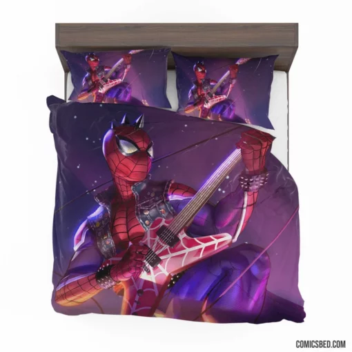 Spider-Man Guitar Marvel Hero Comic Bedding Set 1