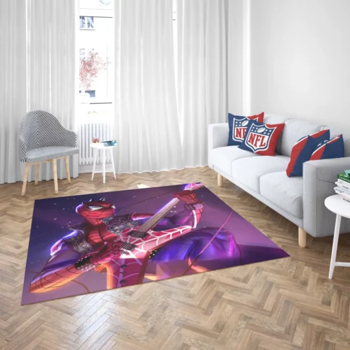 Spider-Man Guitar Marvel Hero Comic Rug 2