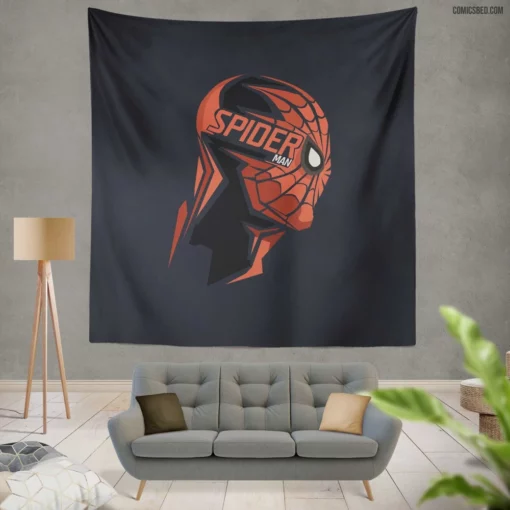 Spider-Man Heart of the Hero Comic Wall Tapestry