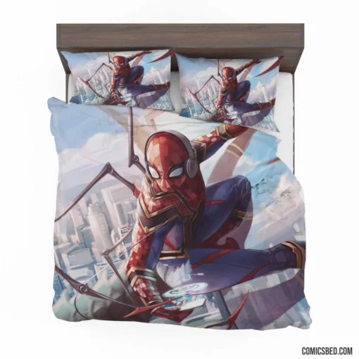 Spider-Man Iron Spider Dual Identity Comic Bedding Set 1