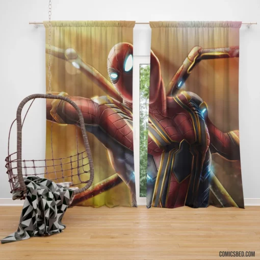 Spider-Man Iron Spider Marvel Avenger Comic Curtain