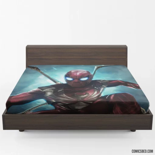 Spider-Man Iron-Spider Marvel Duo Comic Fitted Sheet