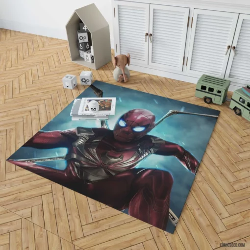 Spider-Man Iron-Spider Marvel Duo Comic Rug 1