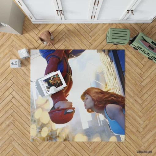 Spider-Man Love Couple Marvel Duo Comic Rug