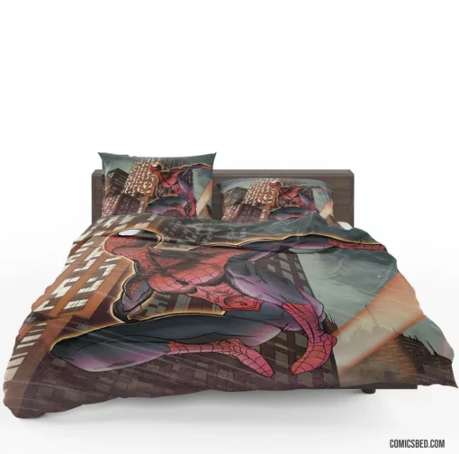 Spider-Man Marvel Adventures Epic Heroics Comic Bedding Set