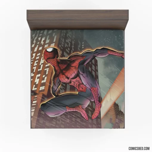 Spider-Man Marvel Adventures Epic Heroics Comic Fitted Sheet 1