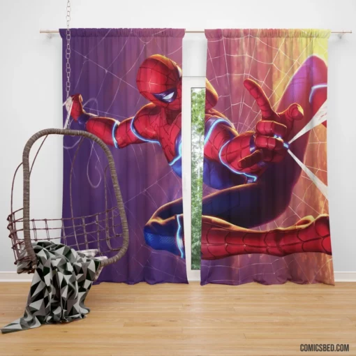 Spider-Man Marvel Adventures Unfold Comic Curtain