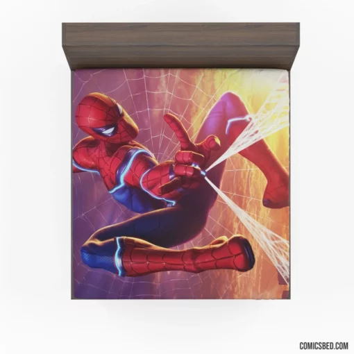 Spider-Man Marvel Adventures Unfold Comic Fitted Sheet 1