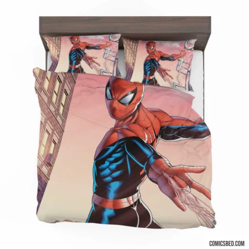 Spider-Man Marvel Adventures Unstoppable Hero Comic Bedding Set 1