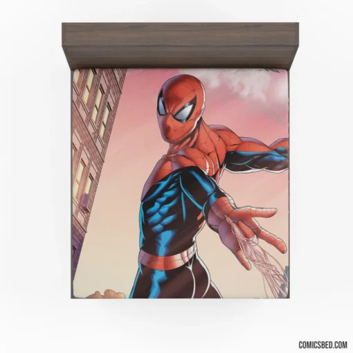 Spider-Man Marvel Adventures Unstoppable Hero Comic Fitted Sheet 1