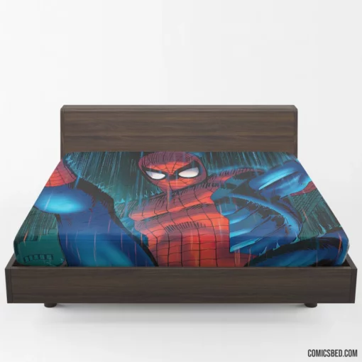 Spider-Man Marvel Chronicles Heroic Journeys Comic Fitted Sheet