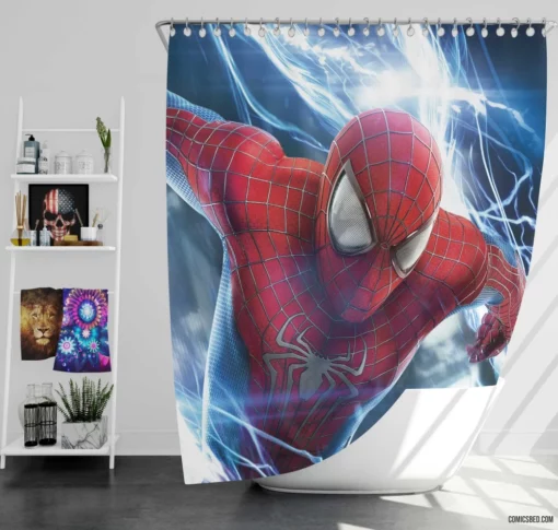 Spider-Man Marvel Comics Journey Shower Curtain