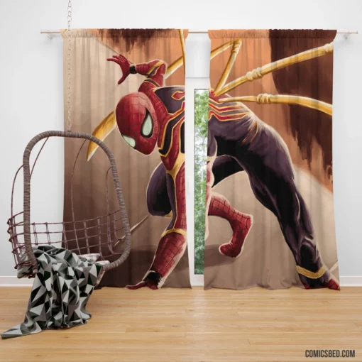 Spider-Man Marvel Dynamic Heroics Comic Curtain