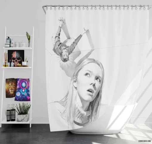 Spider-Man Marvel Dynamic Web-Slinger Comic Shower Curtain