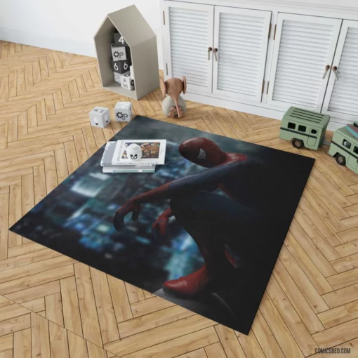 Spider-Man Marvel Dynamic Webbed Hero Comic Rug 1