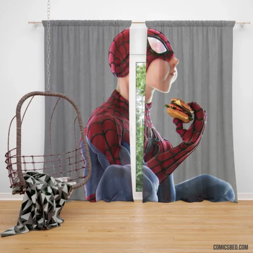 Spider-Man Marvel Exploits Heroic Saga Comic Curtain