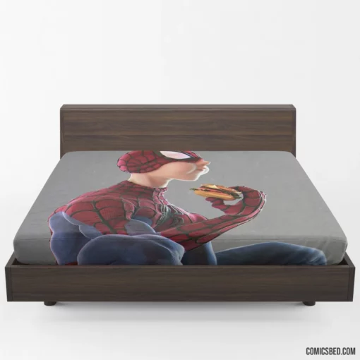 Spider-Man Marvel Exploits Heroic Saga Comic Fitted Sheet