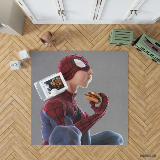 Spider-Man Marvel Exploits Heroic Saga Comic Rug