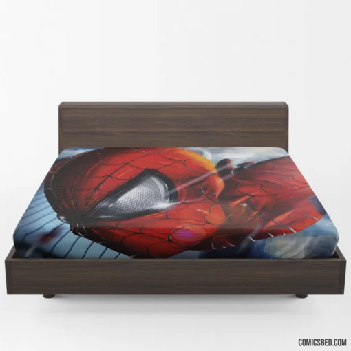 Spider-Man Marvel Heroic Exploits Comic Fitted Sheet