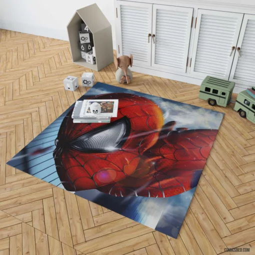 Spider-Man Marvel Heroic Exploits Comic Rug 1