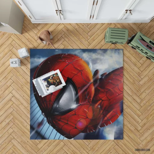 Spider-Man Marvel Heroic Exploits Comic Rug