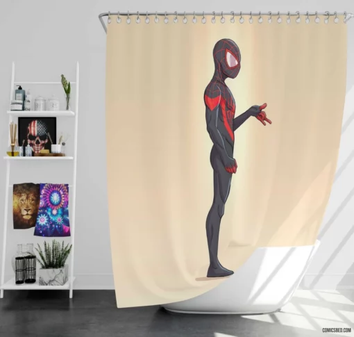 Spider-Man Marvel Legacy Unstoppable Hero Comic Shower Curtain