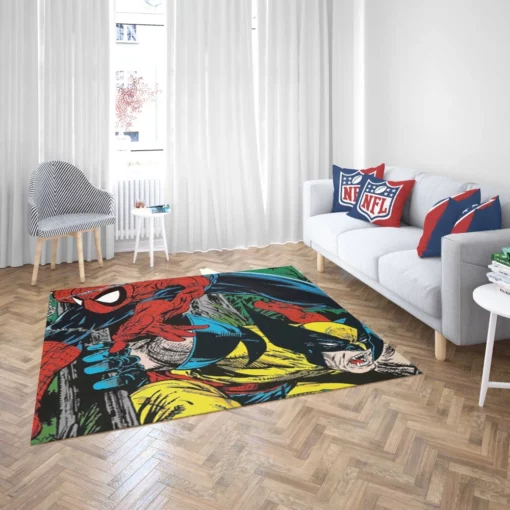 Spider-Man Marvel Legendary Icon Comic Rug 2