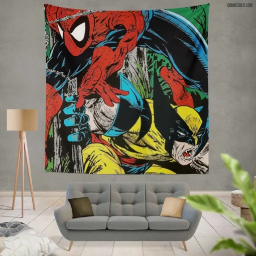 Spider-Man Marvel Legendary Icon Comic Wall Tapestry