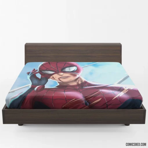 Spider-Man Marvel Legendary Web-Slinger Comic Fitted Sheet