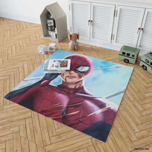 Spider-Man Marvel Legendary Web-Slinger Comic Rug 1