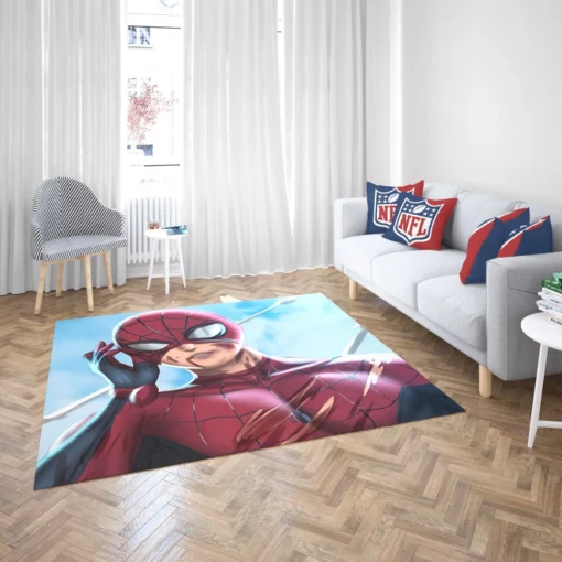 Spider-Man Marvel Legendary Web-Slinger Comic Rug 2