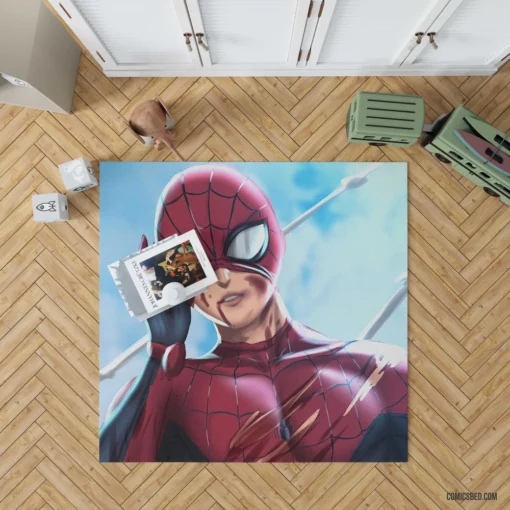 Spider-Man Marvel Legendary Web-Slinger Comic Rug