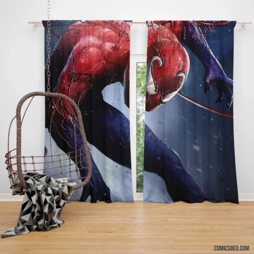 Spider-Man Marvel Quests Unstoppable Hero Comic Curtain