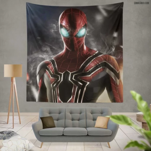 Spider-Man Marvel Saga Unveiled Comic Wall Tapestry