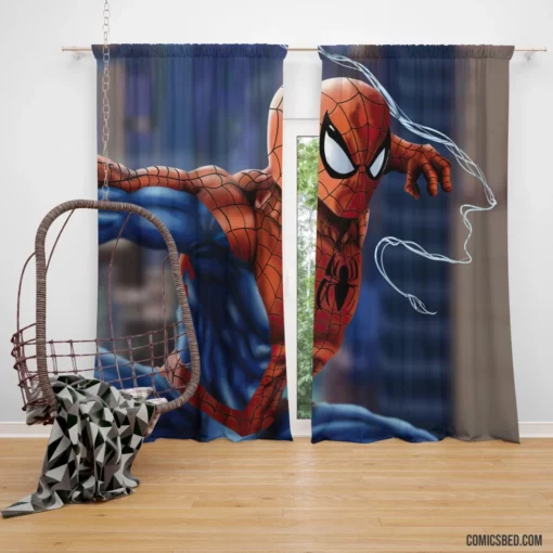 Spider-Man Marvel Timeless Heroics Comic Curtain