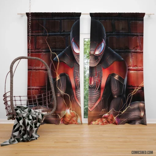 Spider-Man Marvel Web-Hero Comic Curtain