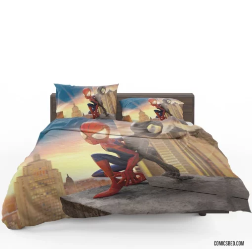 Spider-Man Marvelous Feats Epic Exploits Comic Bedding Set