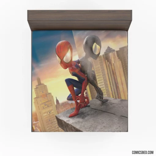 Spider-Man Marvelous Feats Epic Exploits Comic Fitted Sheet 1