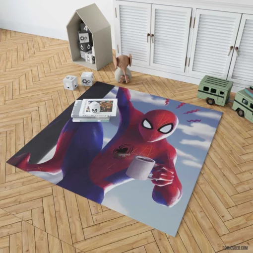 Spider-Man Marvelous Feats Unveiled Comic Rug 1