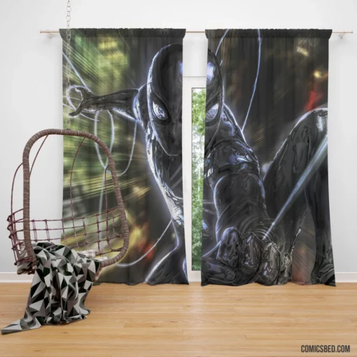 Spider-Man Marvelous Pursuits Comic Curtain