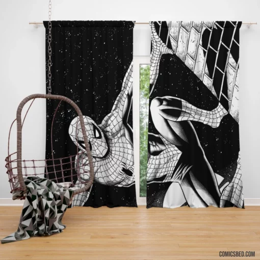 Spider-Man Marvelous Web-Swinging Hero Comic Curtain