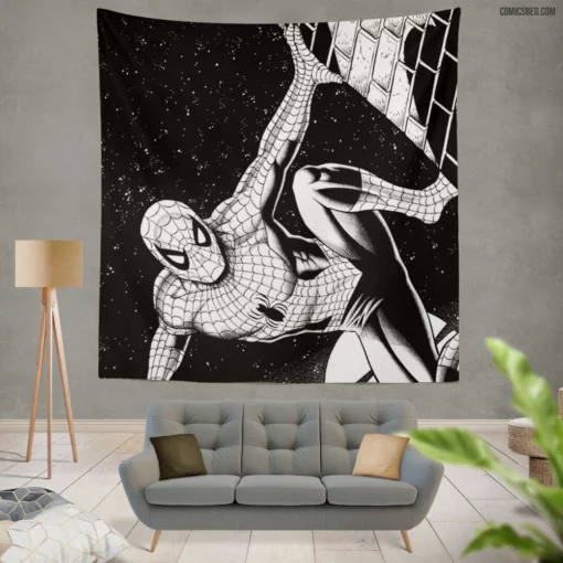 Spider-Man Marvelous Web-Swinging Hero Comic Wall Tapestry