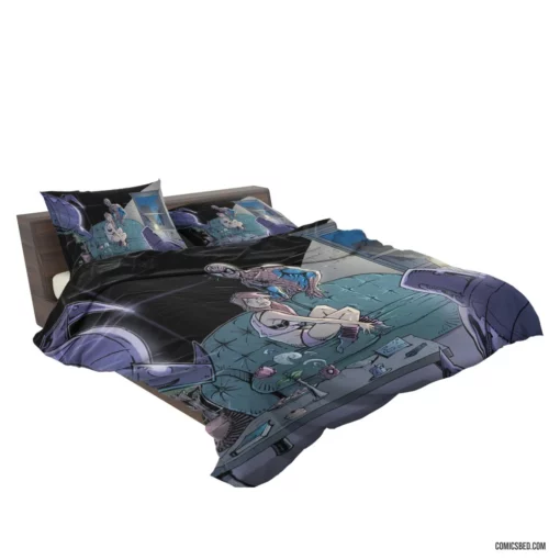 Spider-Man Mary Jane Watson Love Story Comic Bedding Set 2